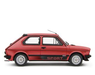 Fiat 127 Sport 70 HP - 1981 Rosso metallizzato Laudoracing 1:18 Resinemodell (Türen, Motorhaube... nicht zu öffnen!)